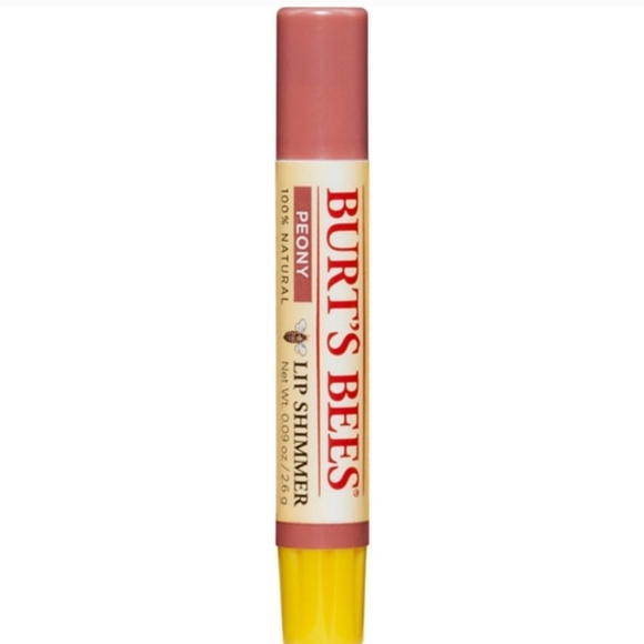 ๐น 3/$12 Burt's Bees Lip Shimmer Balm Peony - Picture 1 of 4